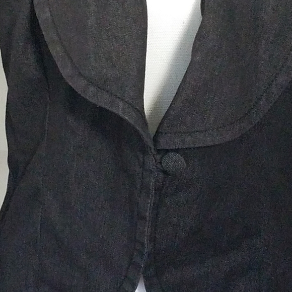 Pierre Cardin Black One Button Jacket, sz. S - Picture 6 of 6